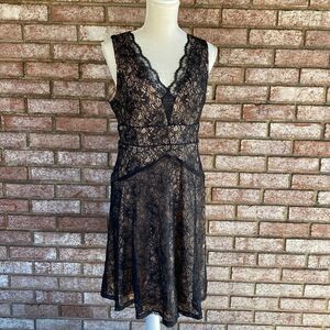 Simply Liliana Black Lace Dress - Size 10